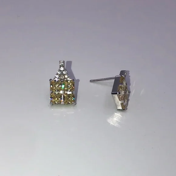 2ct Canary Earrings - Picture 6 of 12